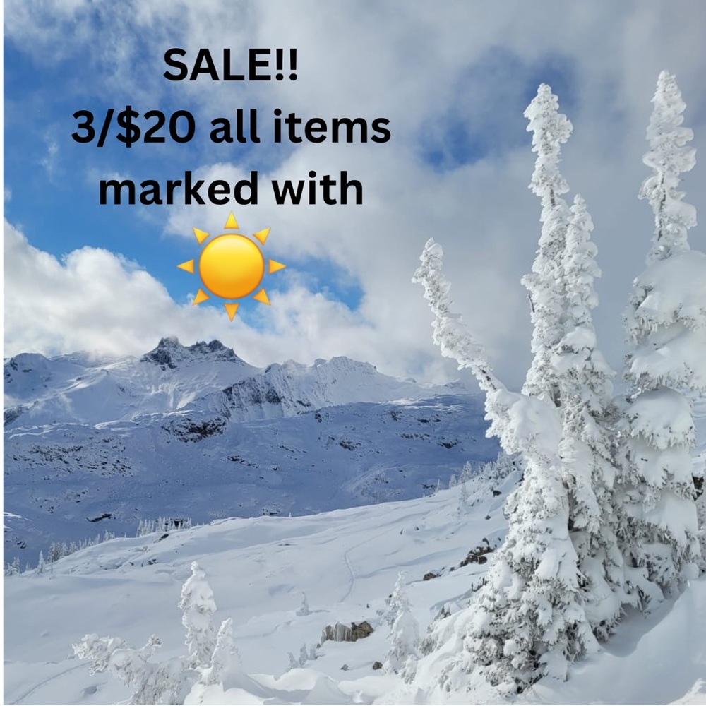 SALE! 3/$20